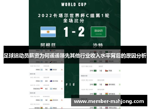足球运动员薪资为何遥遥领先其他行业收入水平背后的原因分析 足球运动员薪资为何遥遥领先其他行业收入水平背后的原因分析
